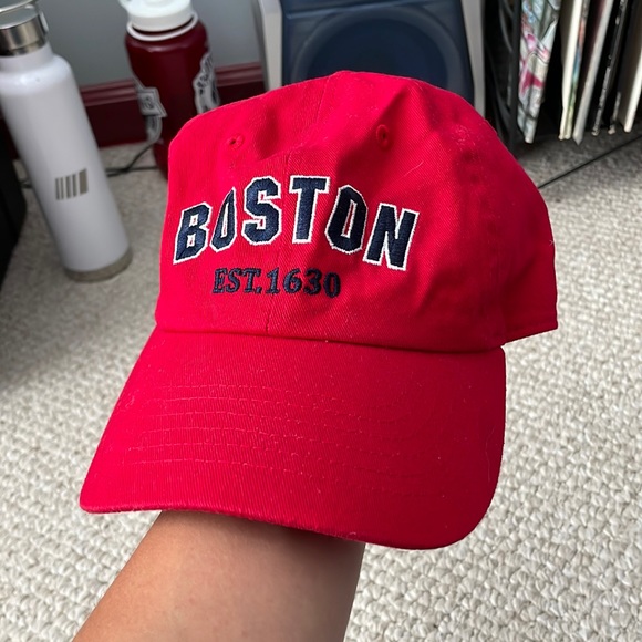 Red Boston Hat - Picture 1 of 3